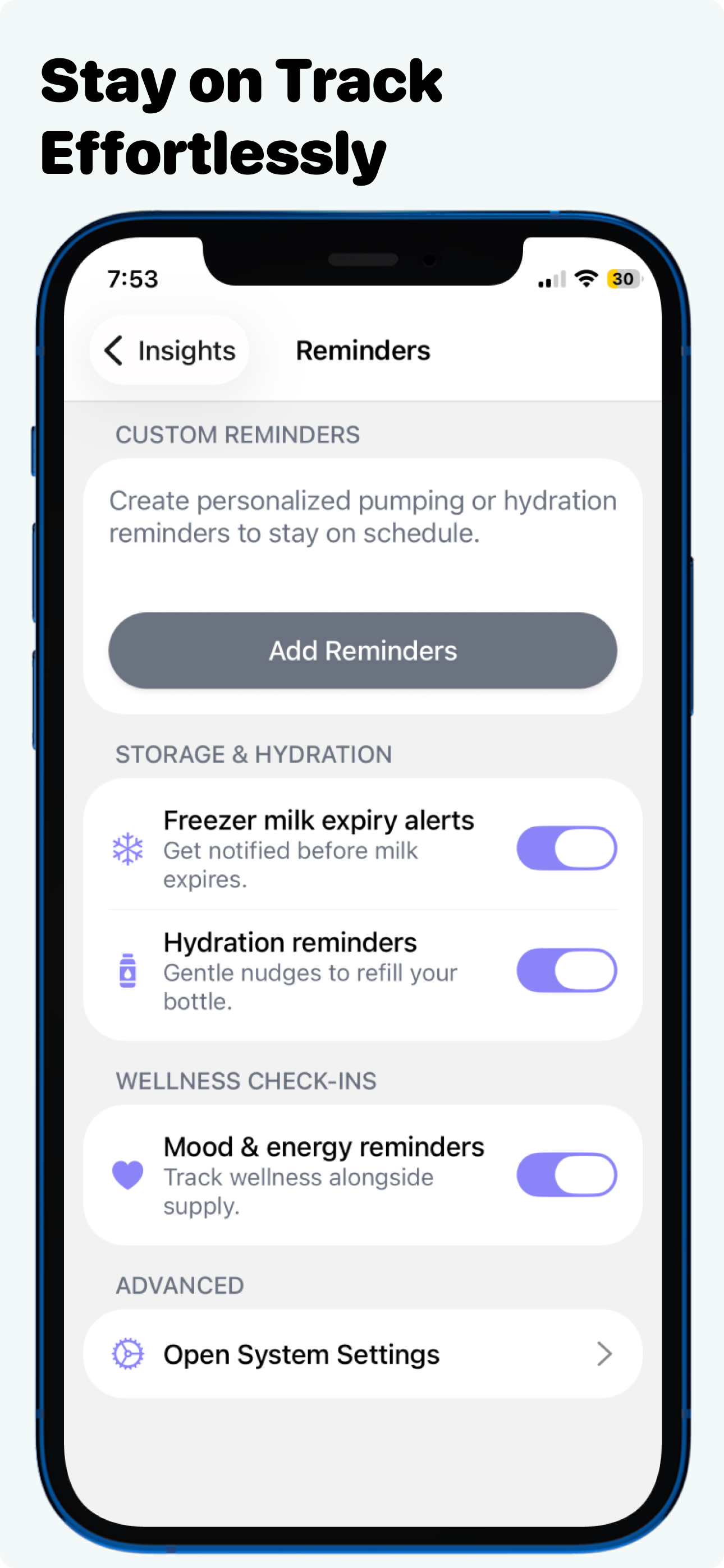 Breast Pump Log & Milk Tracker
