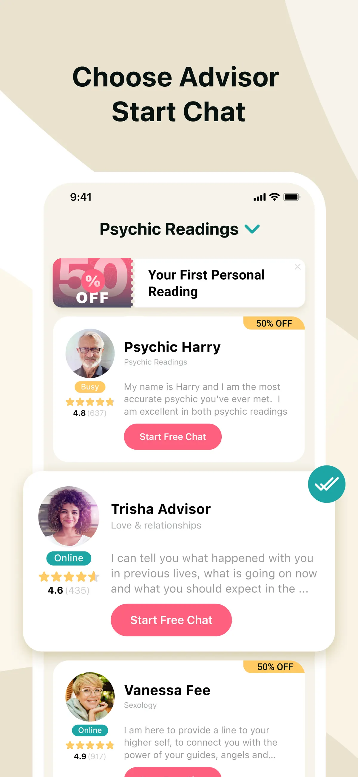 PsychicBook iOS screenshot 3 (full)