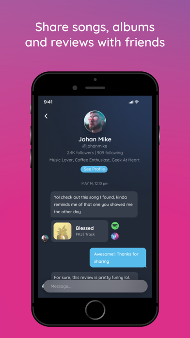 Musotic - Social Music Reviews Screenshot