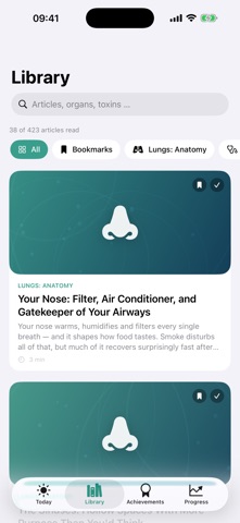 Qualmfrei iPhone screenshot