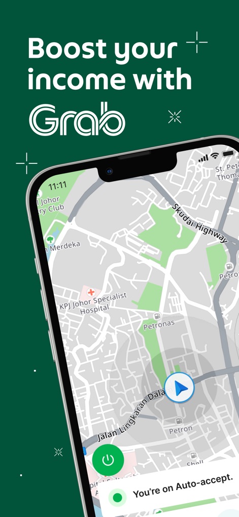 Grab Driver: App for Partners - Seamless Navigation Control