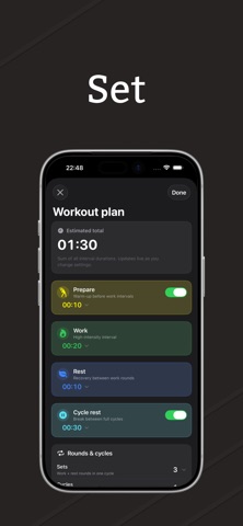 Tabata Timer: Simple HIIT screenshot