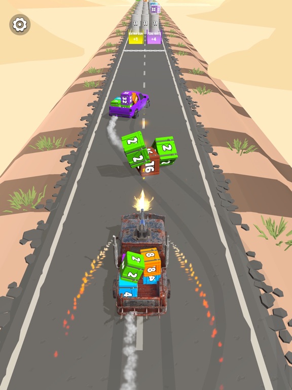 Car Rush: Merge Cubes iPad screenshot 4 - Games app