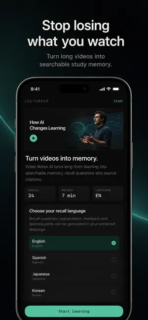AI Lecture Recorder: Lecturly screenshot 1