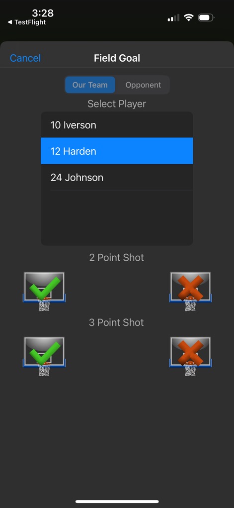 Shot Chart - Sports App | MWM
