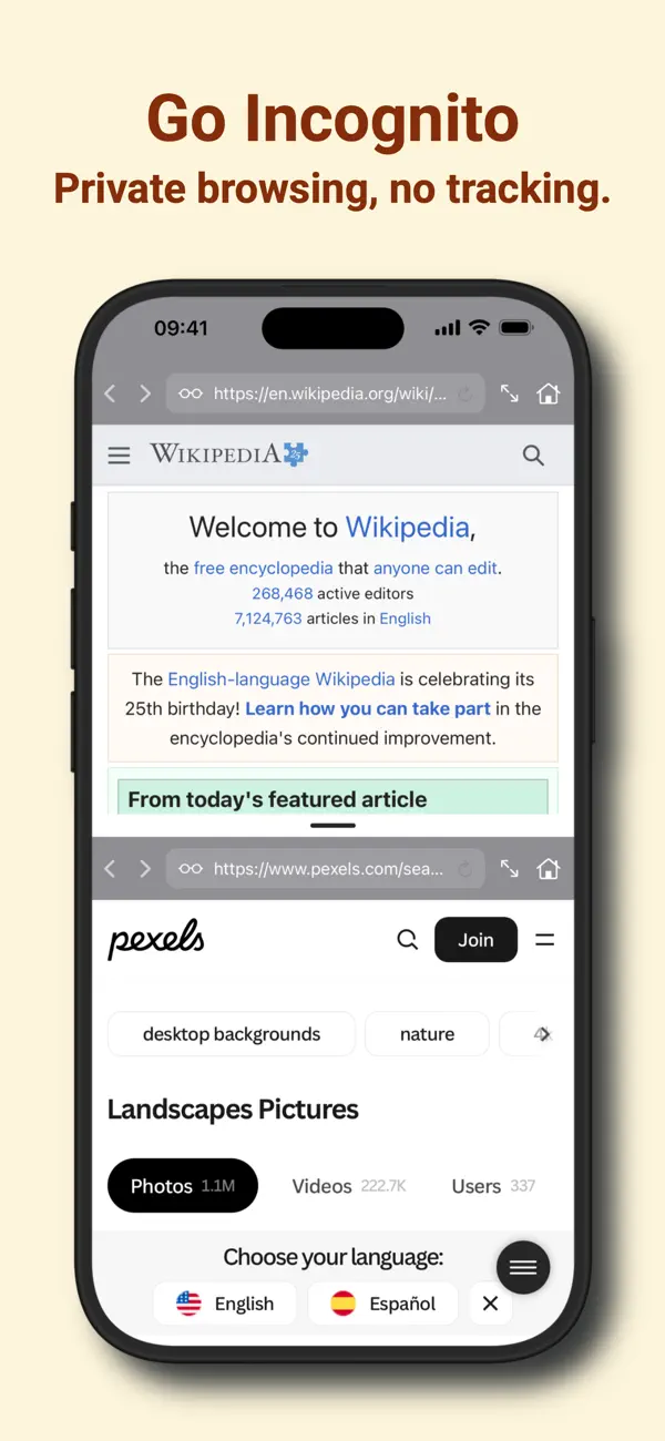 #3. Split Screen Web Browser (iOS) Με: MANUEL MATAS GALEOTE