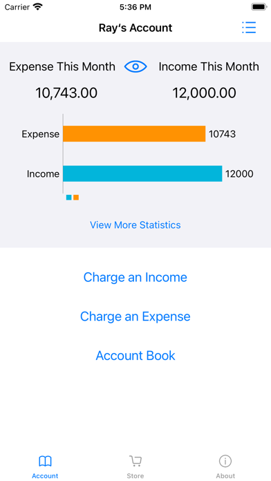 Screenshot #1 pour Account Book - Simple