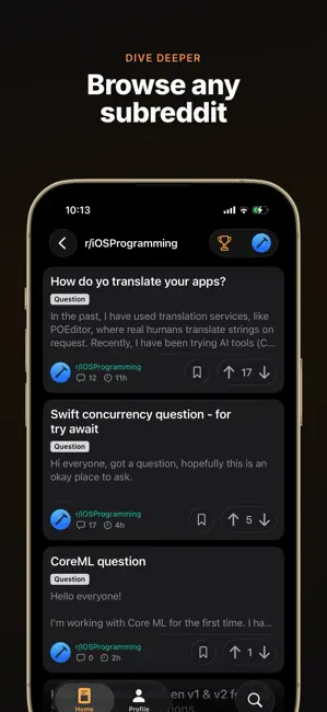 Lurker Reader iPhone screenshot 3