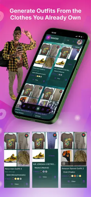 Saucee: Outfit Generator screenshot 1