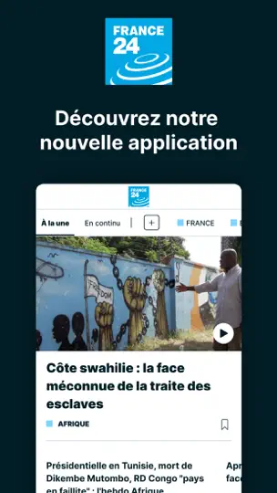 Capture d'écran de FRANCE 24 - Info Et Actualités sur iPhone 1