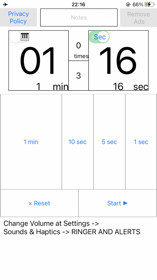 Interval Timer Alarm - 20240410 - (iOS)