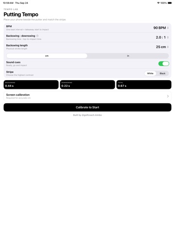 Tempo LIne iPad screenshot 2
