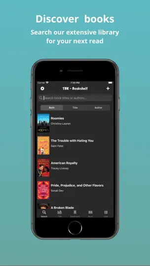 Capture d'écran de TBR - Bookshelf sur iPhone 6