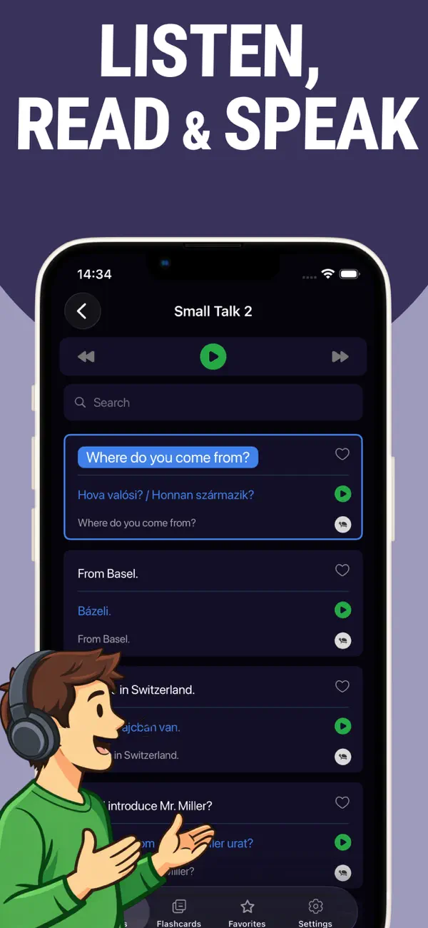 Screenshot #3 pour Learn Hungarian - Lentil