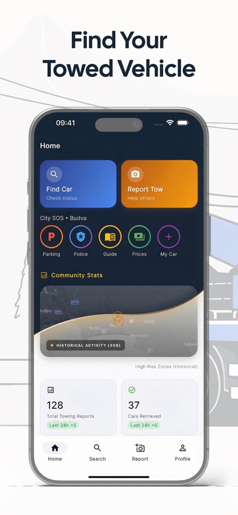 ParkSOS – Car Towing Alerts - Lifestyle App | MWM