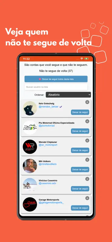 Seguidores & Não Seguidores screenshot 2 of 4