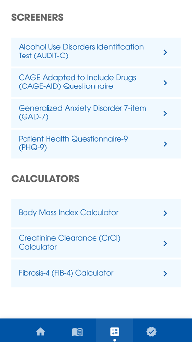 HIV Care Tools Screenshot