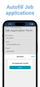 Job Hunter for Safari screenshot #1 for iPhone