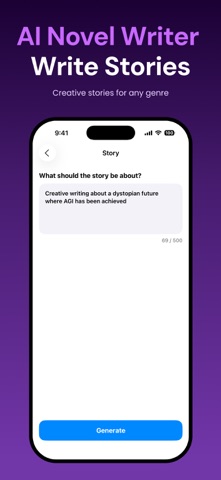 AI Writer AI Writing Assistant iPhone screenshot