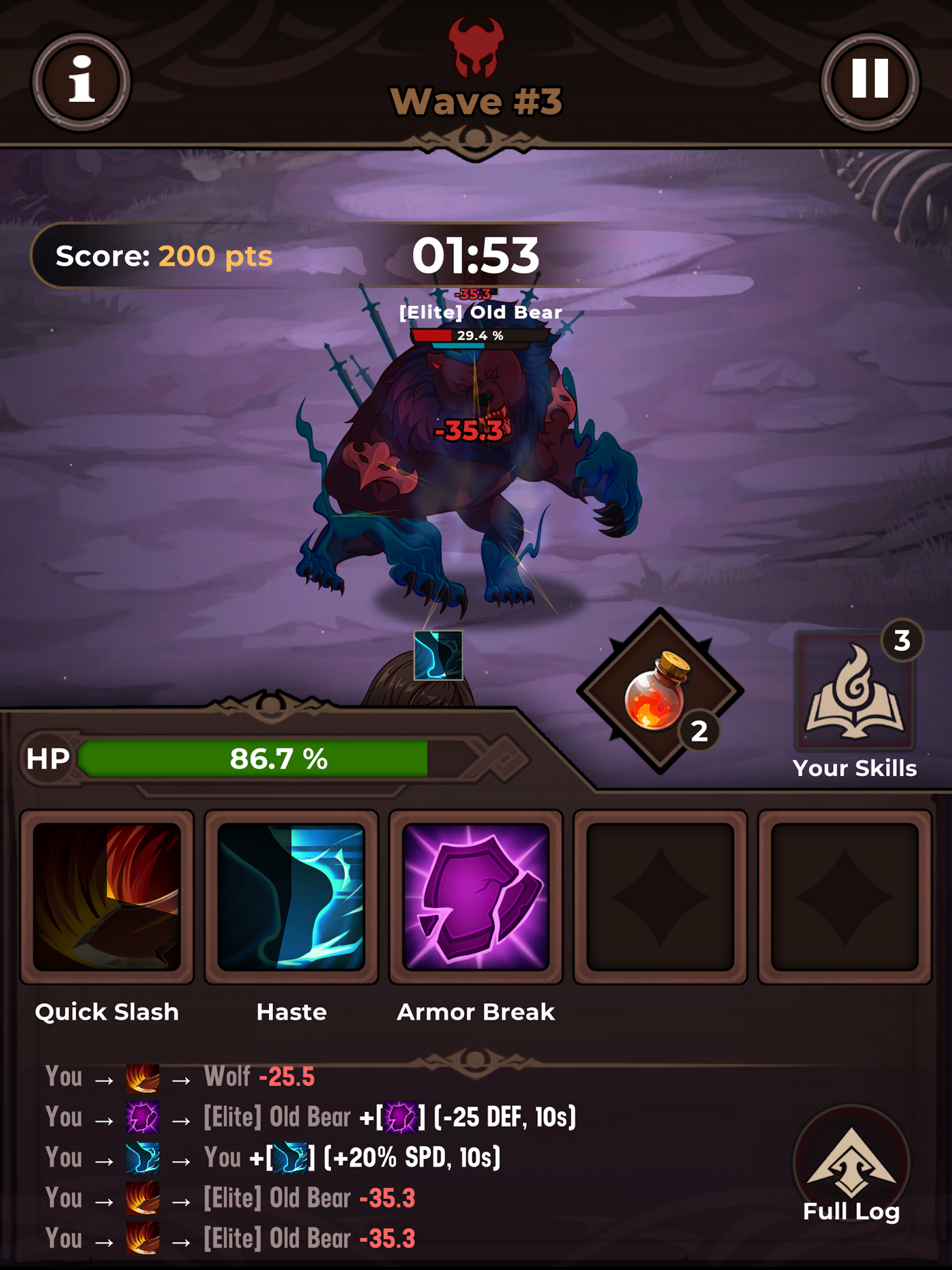 Skill Battles: Rogue RPG Arena