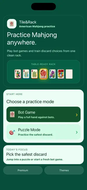 Tile & Rack: Smart Mahjong screenshot 1