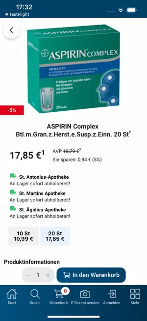 Rehm Apotheken online screenshot 4