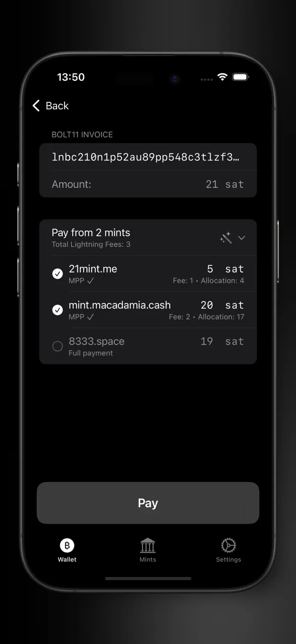 macadamia Wallet Screenshot 4