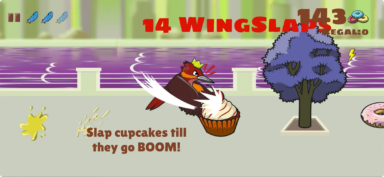 Screenshot #3 pour WingSlap: Endless Donut Smash