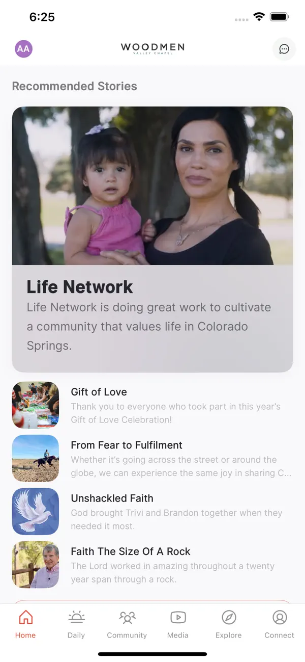 Screenshot #1 pour Woodmen Valley Chapel