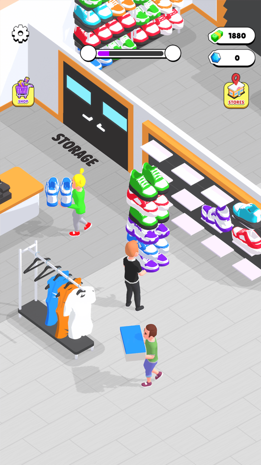 #1. Outlets Rush (iOS) By: Supercent, Inc.