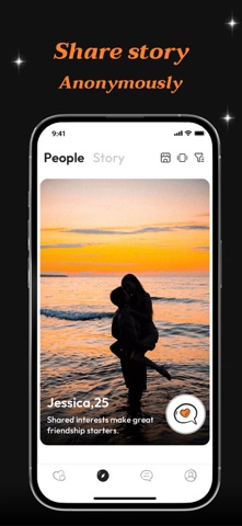 Echo：Secret Share&Virtual link iPhone screenshot