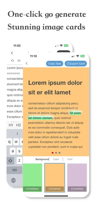 Md2Card - Markdown to image screenshot 1