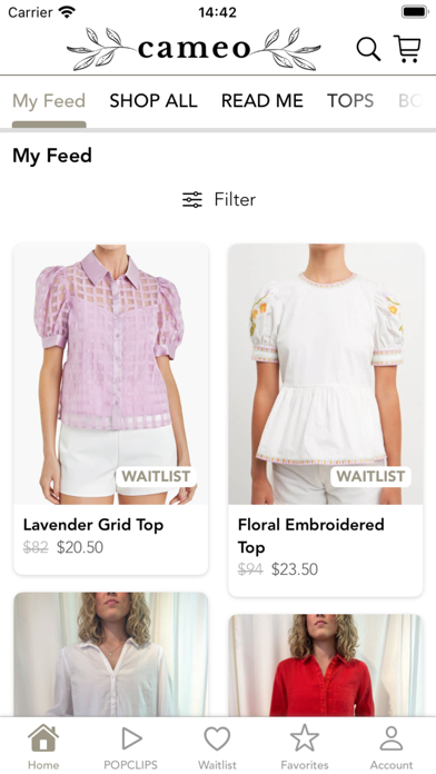 Cameo Boutique Screenshot