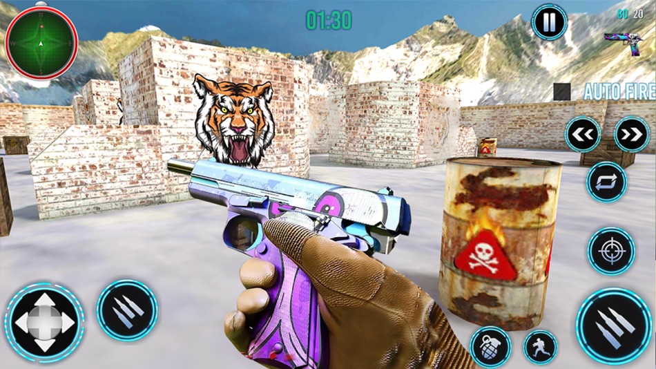 #3. FPS Commando: Offline Gun Game (iOS) 由: Wahab Ahmad