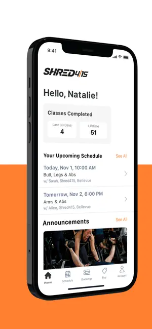 Shred415 Fitness App screenshot 1