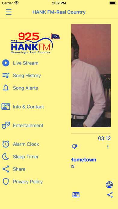 Screenshot #2 pour HANK FM Wyoming