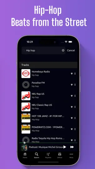 Screenshot von Radio AM/FM auf dem iPhone 6
