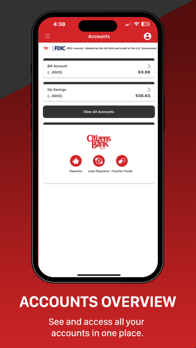 Citizens Bank of Ada Screenshot