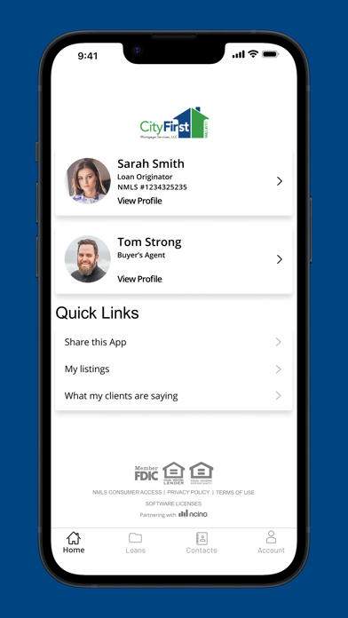 City First Mortgage Services Screenshot