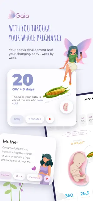 GAIA: Pregnancy & Baby Tracker screenshot 1