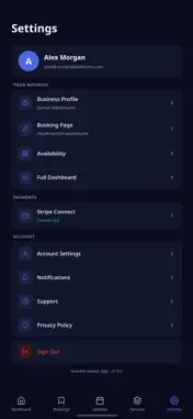 Aventra booking screenshot 5