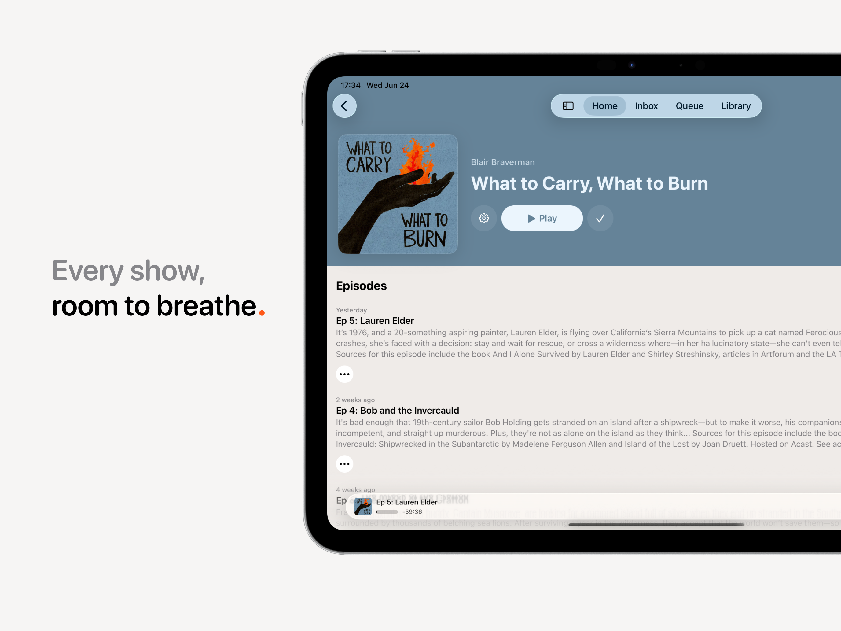 HearHere: Podcast Player