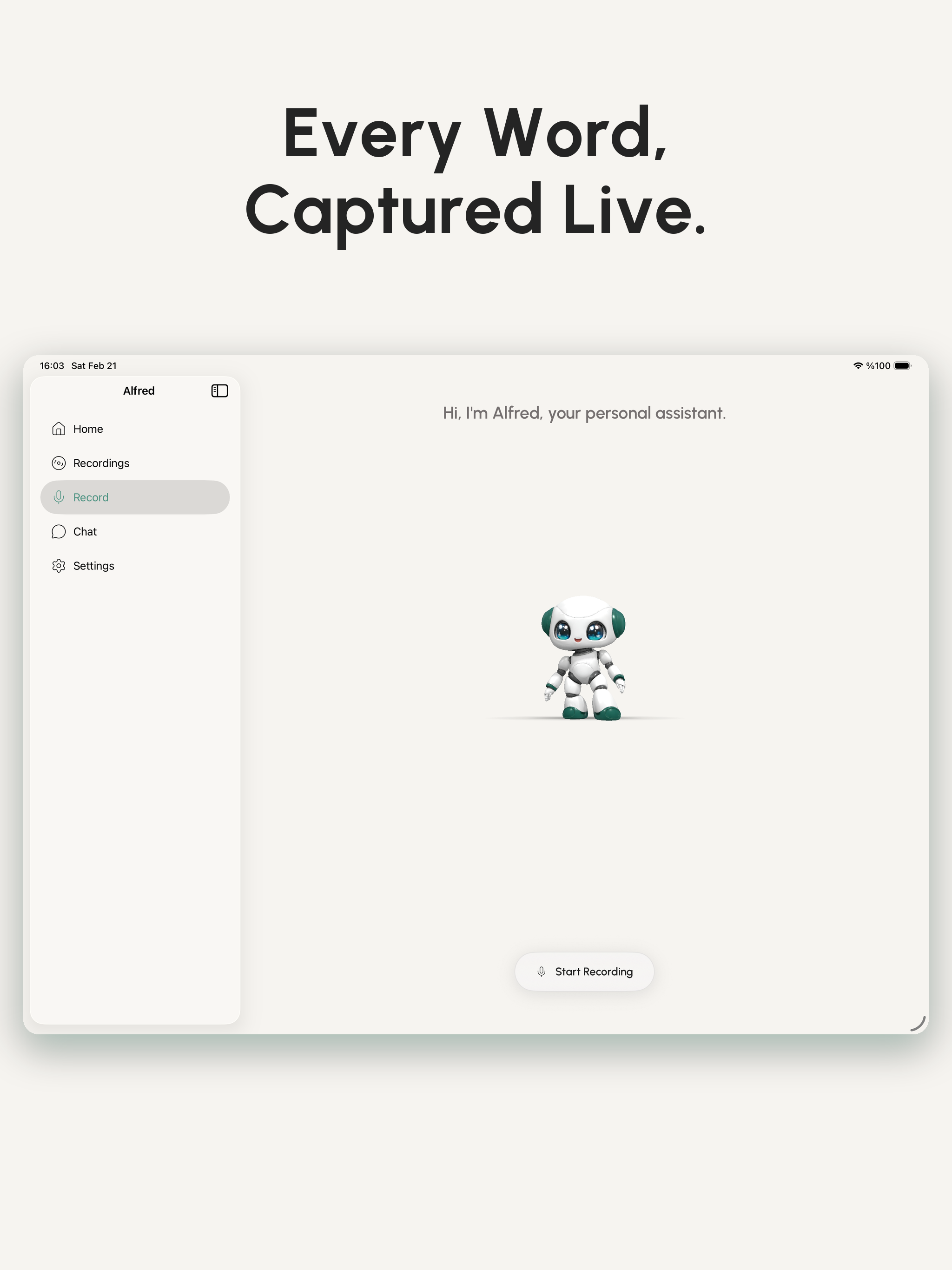 Alfred - AI Meeting Assistant