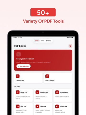 PDF Editor, Converter - Reader iPad screenshot
