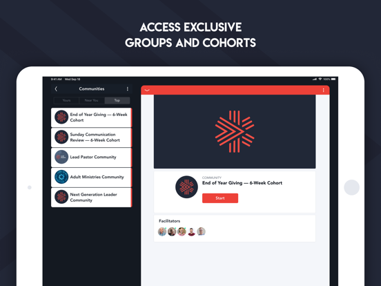 Irresistible Church Network iPad screenshot 4 - Social Networking app
