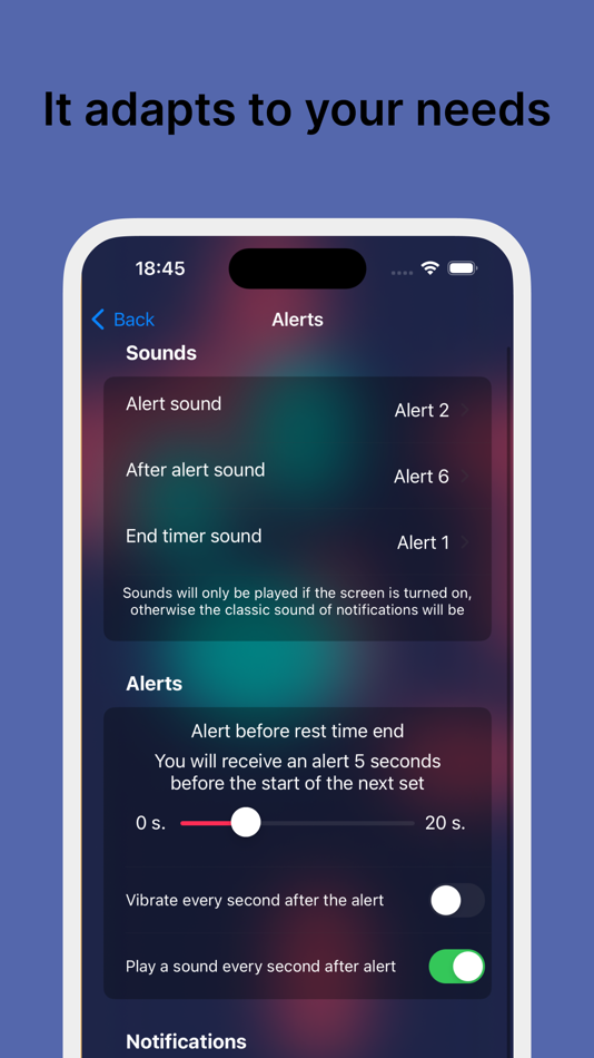 #4. Gym Timer-Timer for rest time (iOS) By: Beppe Fasano