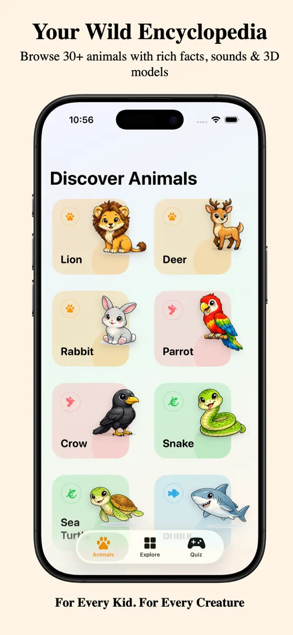 Screenshot #1 pour Animal Explorer AR