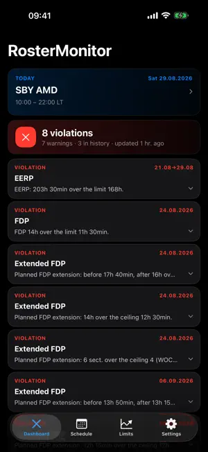 RosterMonitor screenshot 1