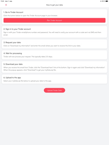 Swipin' iPad screenshot