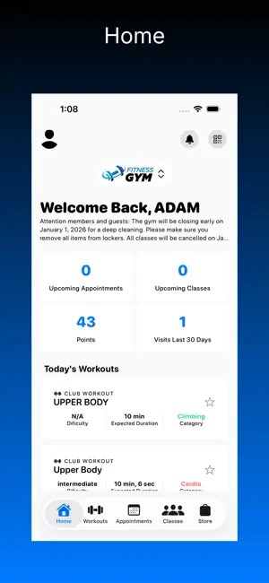 Club Systems Member Portal screenshot 1